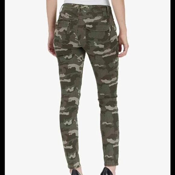William Rast Jane Skinny Camo Cargo Pants Jeans Size 27 x 30 - Picture 3 of 11
